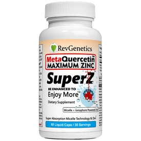 MetaQuercetin SuperZ: Micelle + Ionophore Powered Zinc™ - PreOrder
