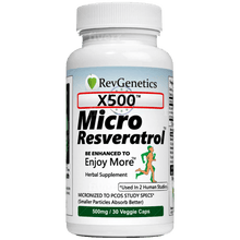 Load image into Gallery viewer, X500: Pure Resveratrol 500mg - Pure Trans-Resveratrol
